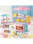 AL18045 Çocuk Kız Playset Oyuncak Seti Mini Plastik Oyun Tencere Tavalar Su Isıtıcısı Soba Mutfak Soba Gıda-Rastgele Renk (Yurt Dışından) 4