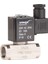 24 V Dc Paslanmaz Takoz Gövde Solenoid Valf Normalde Kapalı 3/8"(0-25 BAR) 1