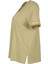 Kadın Oversize V Yaka Minimalist T-Shirt - Kısa Kol 3
