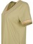 Kadın Oversize V Yaka Minimalist T-Shirt - Kısa Kol 5