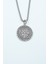 Vegvisir Viking Pusulası Örme Zincir Kolye - Gümüş Kaplama - Erkek Kadın Kolye - NO:1523 1