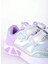 Işıklı Kız Çocuk Sneaker Gri-Lila 5