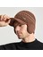 Erkek Örme Beyzbol Şapkası Kış Kulaklığı Yalıtım Sıcak Kürk Astarlı Skullies Beanies Ingiliz Tarzı Binme Yün Şapka Kazık Bonnet (Yurt Dışından) 1