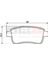 Balata Renault Clio V (19-) Fluence (10-) Megane Iıı-Iv (08-)(15-) Espace V (15-) Scenic Iıı (09-) Elektronik El Freni Arka 1