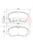Balata Ford Tourneo Custom Transit Custom (12-) Transit (14-) Arka - Ikaz Kablolu Çift Fişli 1