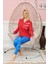 Bayan Uzun Kollu Pijama Takımı Model No 7584 1