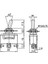 Toggle Switch 1-0-2 Metal Anahtar 3 Pin 12V-220V Toggle Switch 4