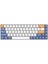 A68 Stary Blue Red Switch Mekanik Kablosuz Gaming Klavye (Ingilizce) 1