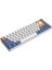 A68 Stary Blue Red Switch Mekanik Kablosuz Gaming Klavye (Ingilizce) 2