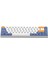 A68 Stary Blue Red Switch Mekanik Kablosuz Gaming Klavye (Ingilizce) 3