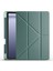 Galaxy Tab A9 Kılıf Uyumlu Tri Folding Kalem Bölmeli Standlı Kılıf-Koyu YEŞIL-8680436730737-TCH 1