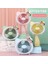 Şarjlı El Fanı Vantilatör 3 Kademeli Kırmalı Işıklı Mini Fan 17*11 Cm 3