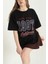 Bisiklet Yaka 1997 Baskılı Oversize Kalın Dokulu Pamuklu T-Shirt 2