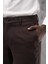 Regular Fit Düz Kalın Kışlık Gabardin Yan Cepli Pantolon 5