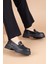 Peris Kadın Tokalı Siyah Loafer Ayakkabı PC-52431 1
