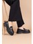 Peris Kadın Tokalı Siyah Loafer Ayakkabı PC-52431 4