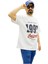 Bisiklet Yaka 1997 Baskılı Oversize Kalın Dokulu Pamuklu T-Shirt 3