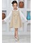 Kız Çocuk Şanel Kumaş 2'li Elbise (Elbise+Bady BLUZ)12174 1