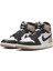 Air Jordan 1 Mid Retro Unisex Sneaker Hakiki Deri Bilekli Spor Ayakkabı Siyah Beyaz 3