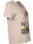 Minimalist Oversize V Yaka Kısa Kol Kadın T-Shirt - Günlük Kullanım 4