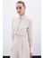 Boncuk Aksesuarlı Gömlek - Bej 4