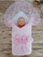 Sahra Taçlı My Princess Kız Bebek Kundak Pembe 3