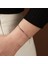 Rainbow Zirkon Taşlı Rose Gold Kaplama Gümüş Su Yolu Bileklik 2
