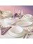 Fine Bone Meridian 55 Parça 12 Kişilik Yemek Takımı Platin 5
