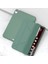 Apple iPad (A16) 11. Nesil 2025 11 Inç Kılıf Kalem Bölmeli Trifolding Standlı Uyku Modlu Silikon Kapak 4