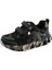 Işıklı Dinazor Sneaker Siyah-Haki 4