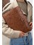 Kahverengi Pu Deri Laptop Macbook Laptop Organizeri 13, 13.3, 13.6 Inch M1 M2 M3 Laptop Pro Air Organizer Kılıf Evrak Çantası 5