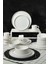 Mat Beyaz Stackable Yemek / Kahvaltı Takımı 20 Parça 4 Kişilik 6