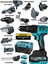 Alman 21 V Kömürsüz Motor Metal Dişli 13 Başlıklı Hepsi Bir Arada Muhteşem Profesyonel Ful Set 1