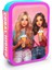 Kids Pembe Neon Mercan Fashion Girl Desenli Çift Katlı Kalem Çanta 11141 1