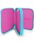 Kids Pembe Neon Mercan Fashion Girl Desenli Çift Katlı Kalem Çanta 11141 4