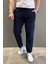 Erkek Bağcıklı Keten Jogger Pantolon P-00015413 1