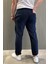 Erkek Bağcıklı Keten Jogger Pantolon P-00015413 3