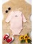 Unisex %100 Organik Pamuklu Arma Detaylı 3-6-9-12 Ay 6lı Uzun Kollu Bebek Body Zıbın 5