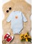 Unisex %100 Organik Pamuklu Hayvan Figürlü 3-6-9-12 Ay 6lı Uzun Kollu Bebek Body Zıbı 3