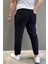 Erkek Bağcıklı Keten Jogger Pantolon P-00015413 3