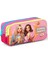 Kids Pembe Neon Mercan Fashion Girl Desenli Iki Bölmeli Kalem Çantası 22144 1