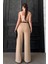 Bej Çift Pileli Kemerli Pantolon MG2330 4