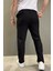 Erkek Bel Lastikli Çimalı Jogger Pantolon P-00015027 4