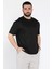 Erkek Bisiklet Yaka Dikiş Detaylı Likralı Tişört P-00015039 1