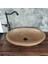 Koyu Traverten Oval Lavabo 1