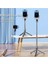 2 In 1 3 Renk Işıklı ve Kumandalı Masa Üstü Tripod Olabilen Telefon Tutuculu Selfie Çubuğu 130 cm K8 4