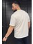Erkek Bisiklet Yaka Dikiş Detaylı Likralı Tişört P-00015039 4