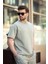Mint Yeşili Basic Erkek Şort T-Shirt Takımı E7309 4