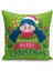 4'lü Kırlent Kılıf Seti Yılbaşı Christmas Deseni Çift Taraflı Dijital Baskılı 3
