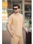 Bej Basic Erkek Şort T-Shirt Takımı E7309 4